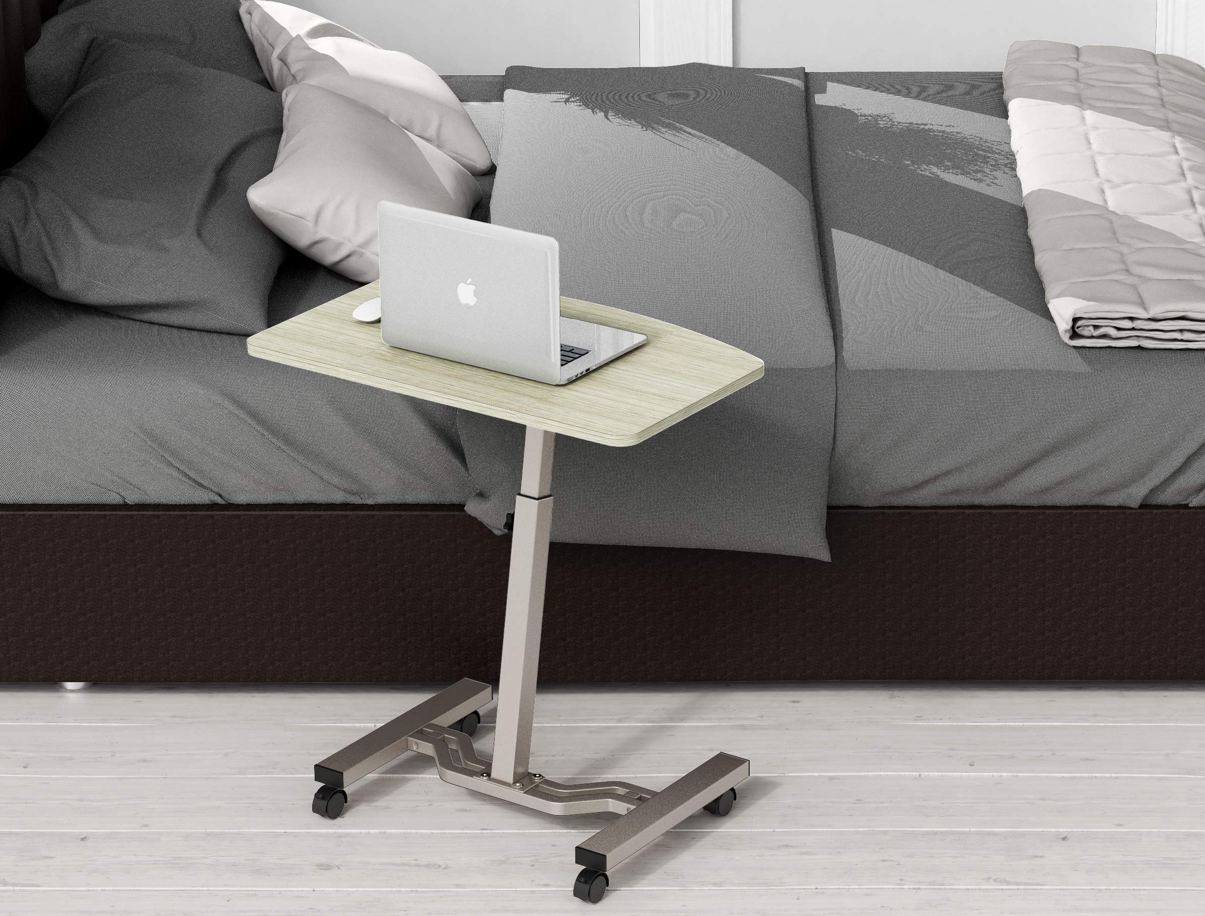 SHW Tim Laptop Cart, Maple