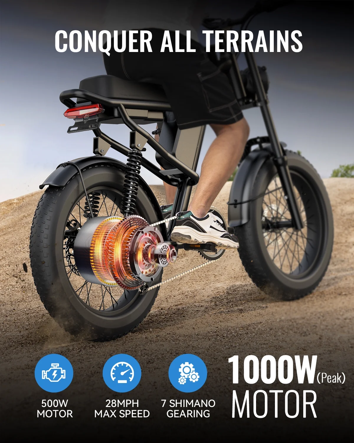 GYROOR Electric Dirt Bike for Adults 20