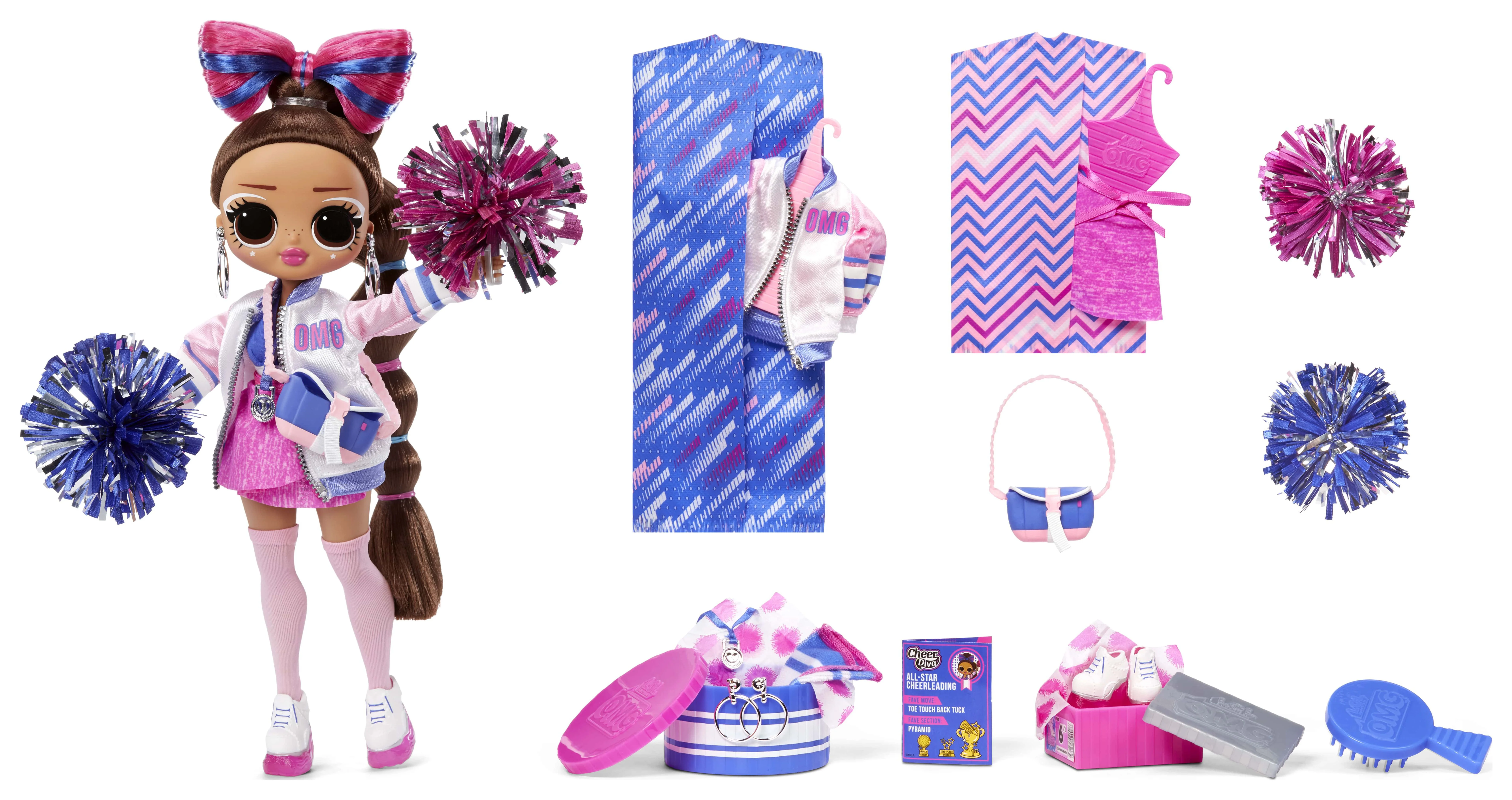 LOL Surprise Omg Sports Cheer Diva Competitive Cheerleading Fashion Doll With 20 Surprises To Unbox