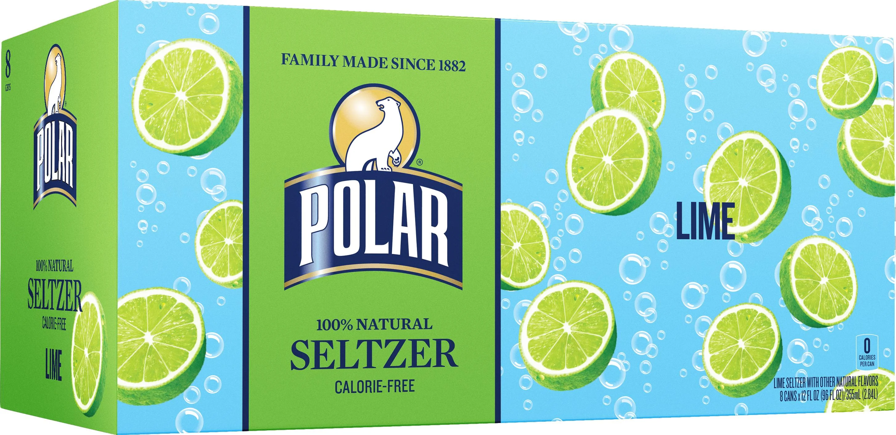 Polar Lime Seltzer (Pack of 24)