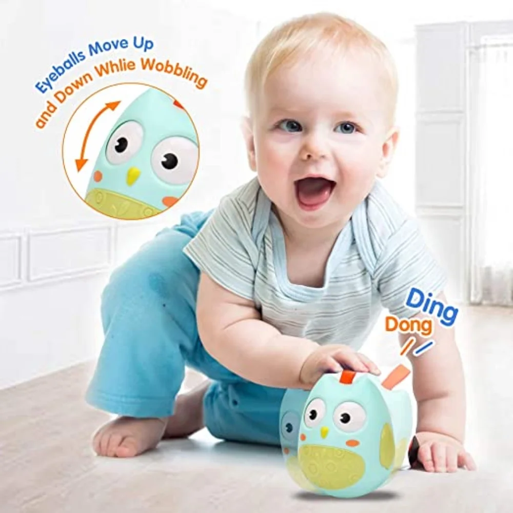 FNNMNNR Roly Polyethylene Toy for Babies 6 Months and Up - Best Gift for Boys and Girls 0-3 Years Old Baby Early Education Baby Gift Toy