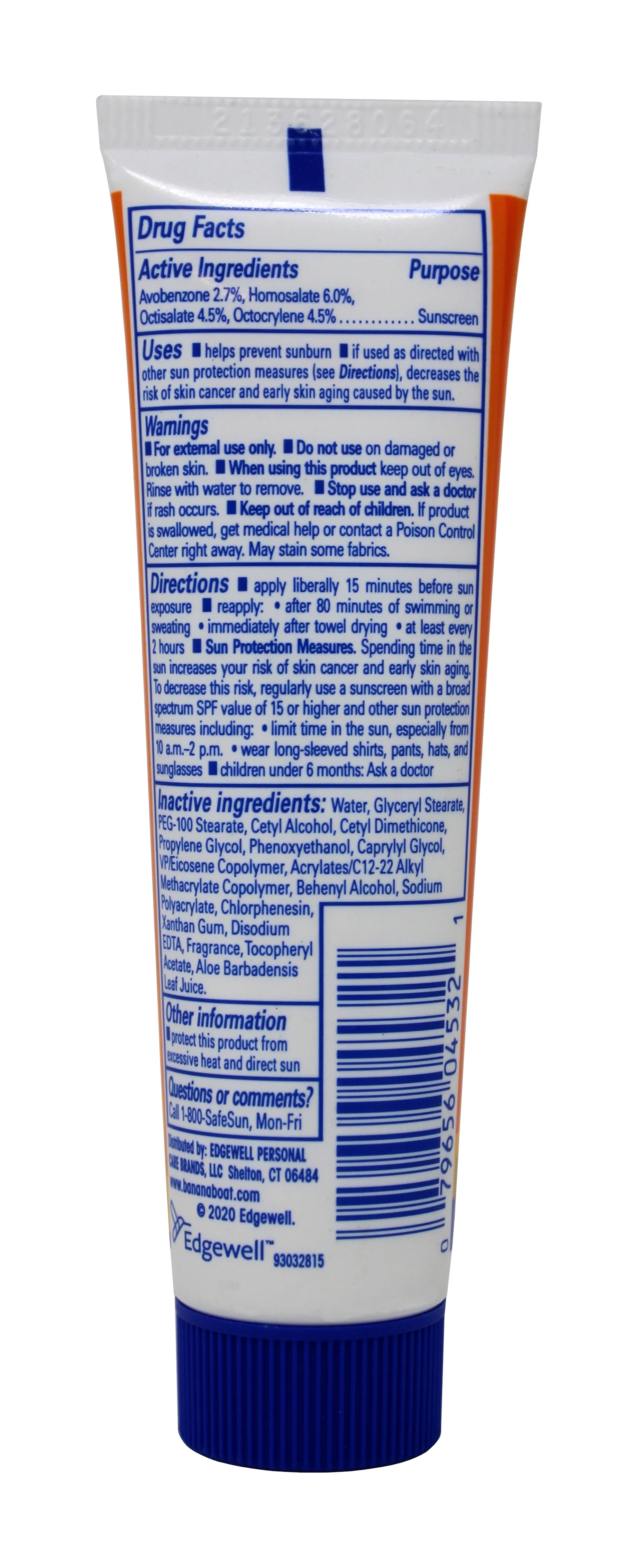 Banana Boat Banana Boat 06604 Sport Performance Sunscreen Lotion, 1 oz