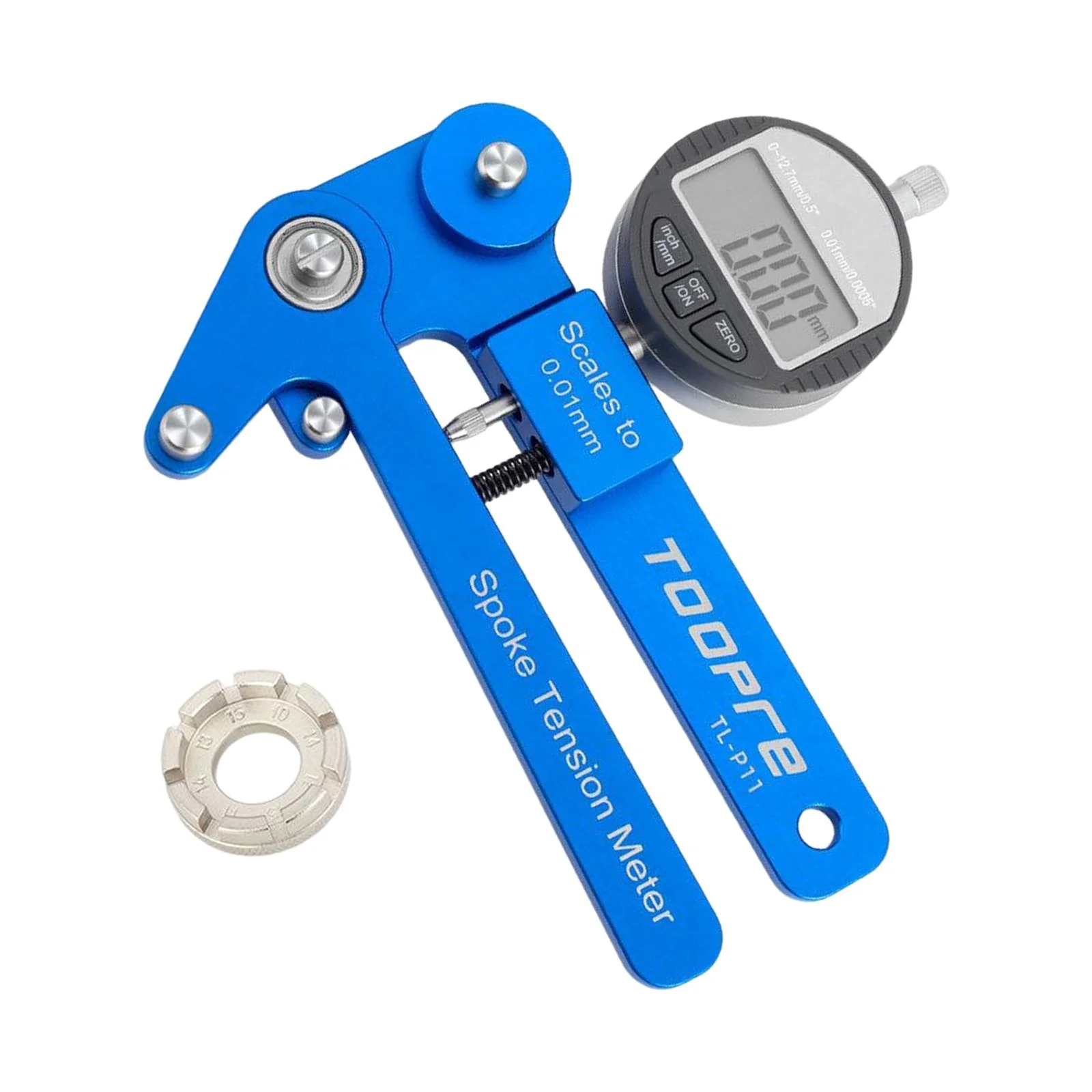 Bikes Wheel Spoke Tension Meter Measurement Tool Durable Cycling for Outdoor Sports Mountain Bike Rim Adjustment Tensiometer digital meter