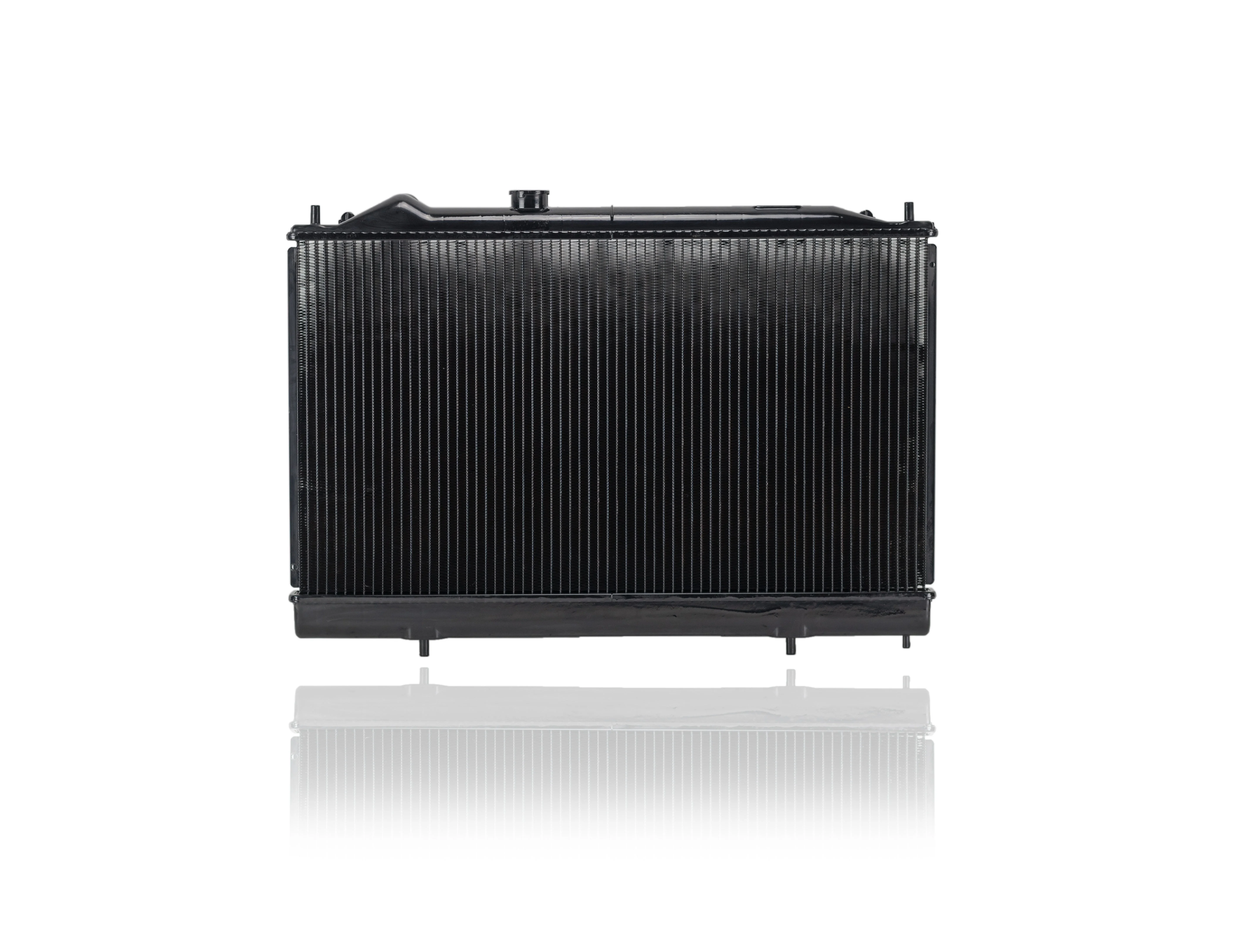 Radiator - Koyorad Fit/For 1380 89-92 Mitsubishi Mirage Japan Dodge Colt Eagle Summit Automatic Transmission 4Cy 1.6L - Plastic Tank Brass Core, 2-Row