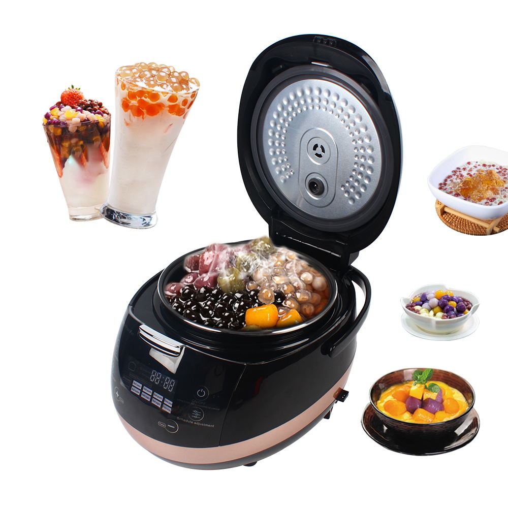 Wuzstar Commercial 5L Tapioca Cooker Pearl Cooking Pot Non-stick Milktea Pearl Making Machine 110V