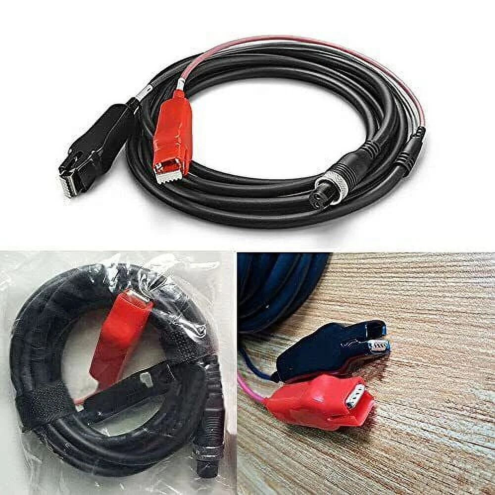 3.0M 2 Pin Electric Fishing Reel Battery Power cord Crocodile clip Cable For Daiwa 200J-300J-500J-750MJ Daiwa 750 SB270MM LB270MM