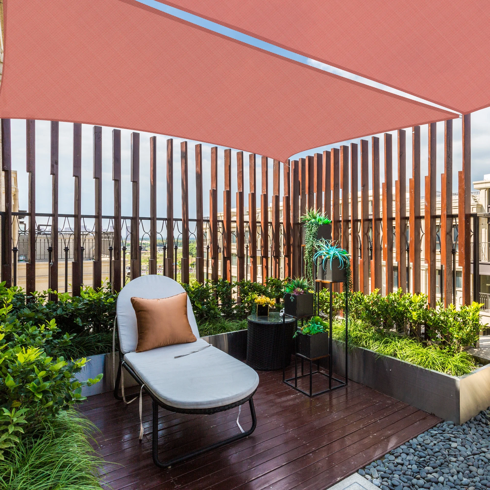 Yescom 2 Pack 12x12 Ft 97% UV Block Square Sun Shade Sail Canopy Outdoor Backyard Pool