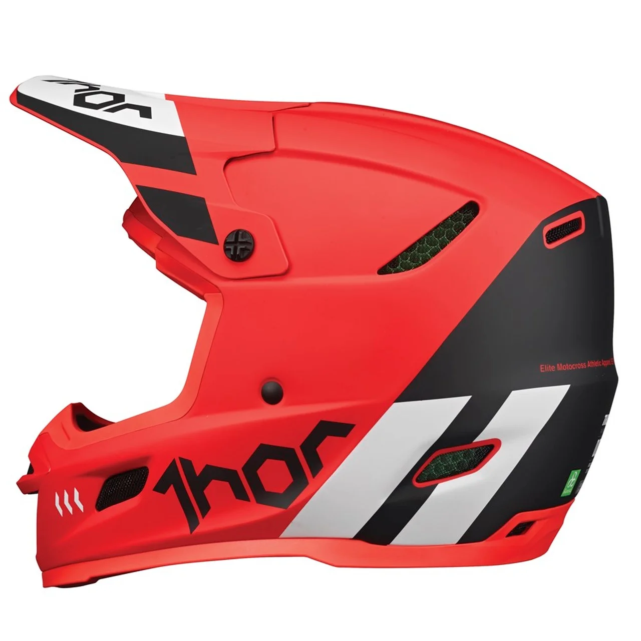 Thor Reflex Cube Offroad Motocross Dirt Bike Helmet - Red/Black - X-Small