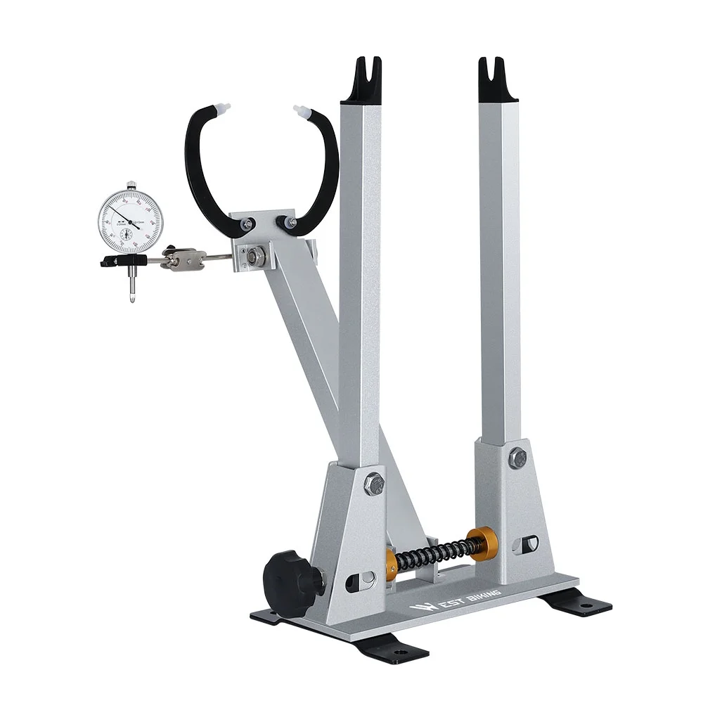 WEST BIKING Wheel Truing Stand,With Dial Indicator Mtb Road Bmx Dial Indicator Tire Bike Utility Tools Tire Prcise Adjustment Road Bmx Bike Wheel Stand Rims Wheel Mtb Prcise Adjustment Rims Qahm