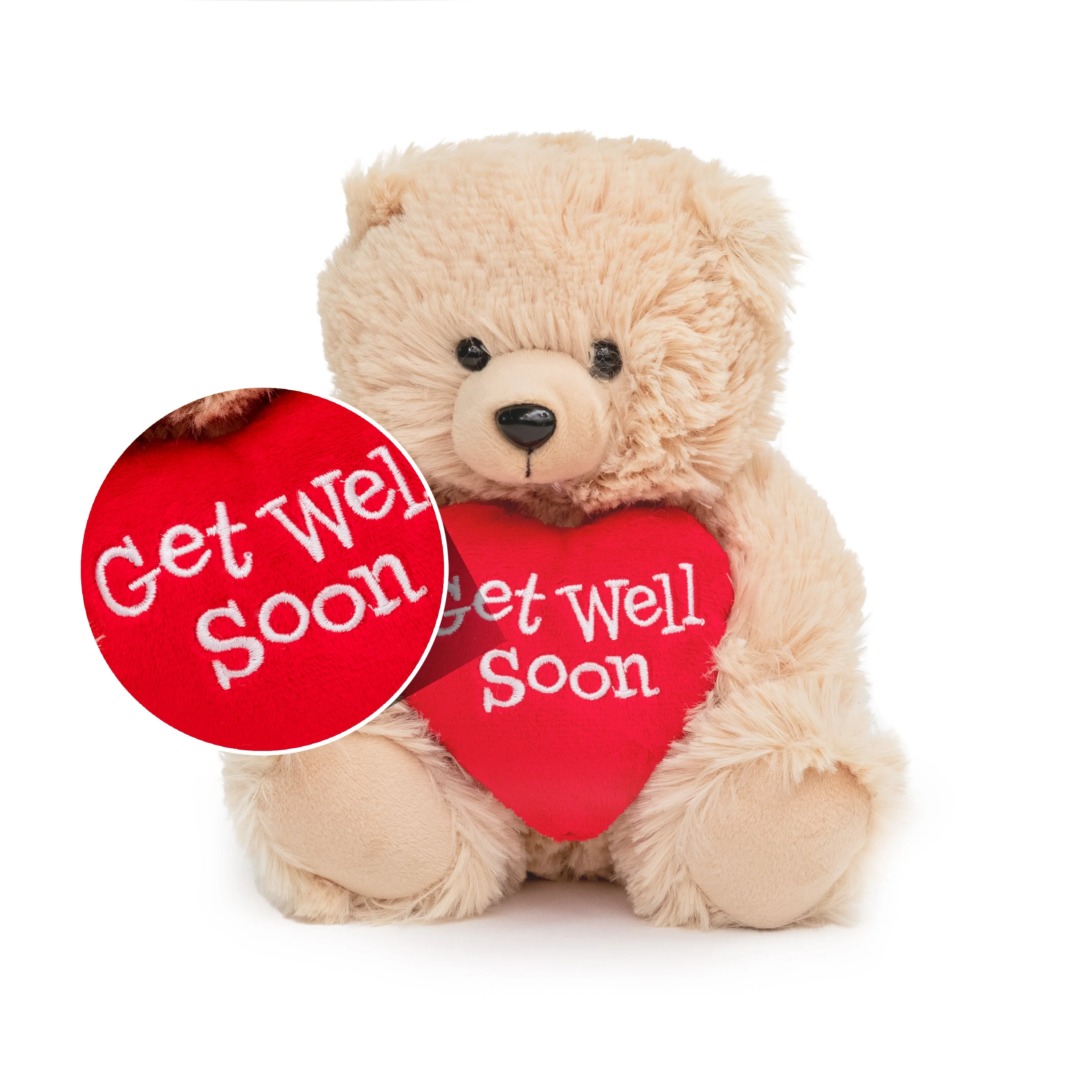 Ganz Get Well Soon Gifts for Men, Get Well Soon Gifts for Kids Get Well Soon Gifts for Women Feel Better Teddy Bear with Red Heart