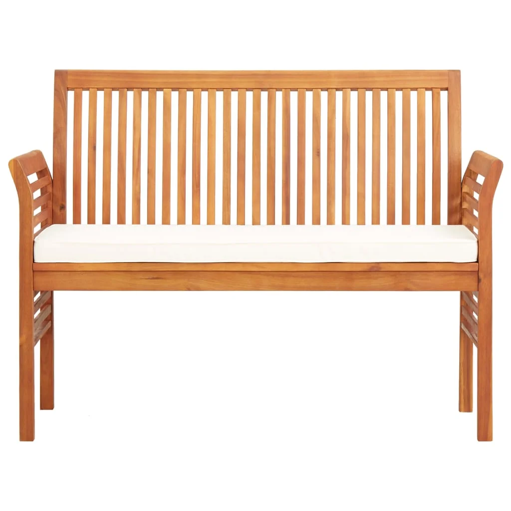 Buyweek 2-Seater Patio Bench with Cushion 47.2