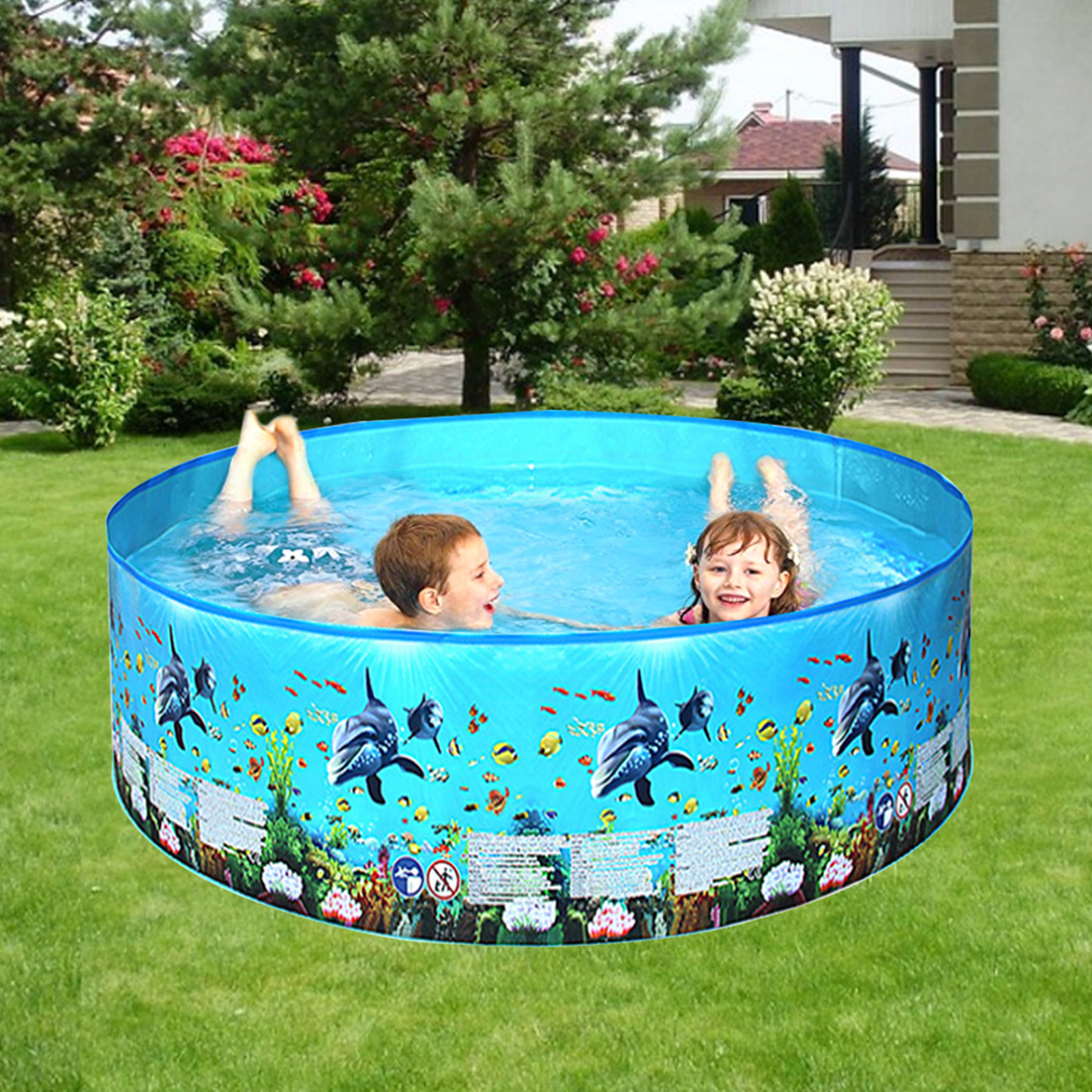 Duixinghas Swimming Pool Inflatable Multifunctional Plastic Cement Outdoor Kids Lounge Pool for Garden