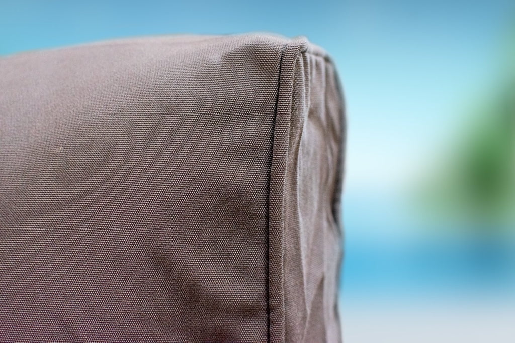 Tuscany 16-Piece Resin Wicker Outdoor Furniture Combination Set with Sofa Lounge Set, Dining Set, and Chaise Lounge Set (Half-Round Brown Wicker, Sunbrella Canvas Charcoal)