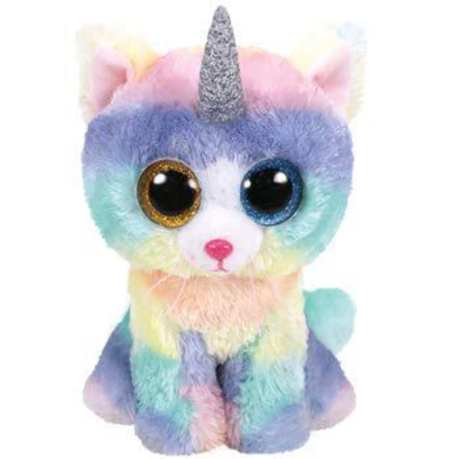 TY Beanie Boos - HEATHER the UniCat (Glitter Eyes) (Medium Size - 9 inch)