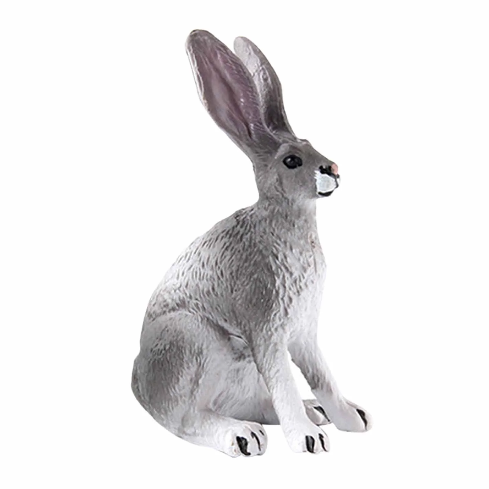Tarmeek Children's Cute Rabbit Animal Model Toy Doll Model Department Educational Toys Christmas Gifts for Kids 3-12Y