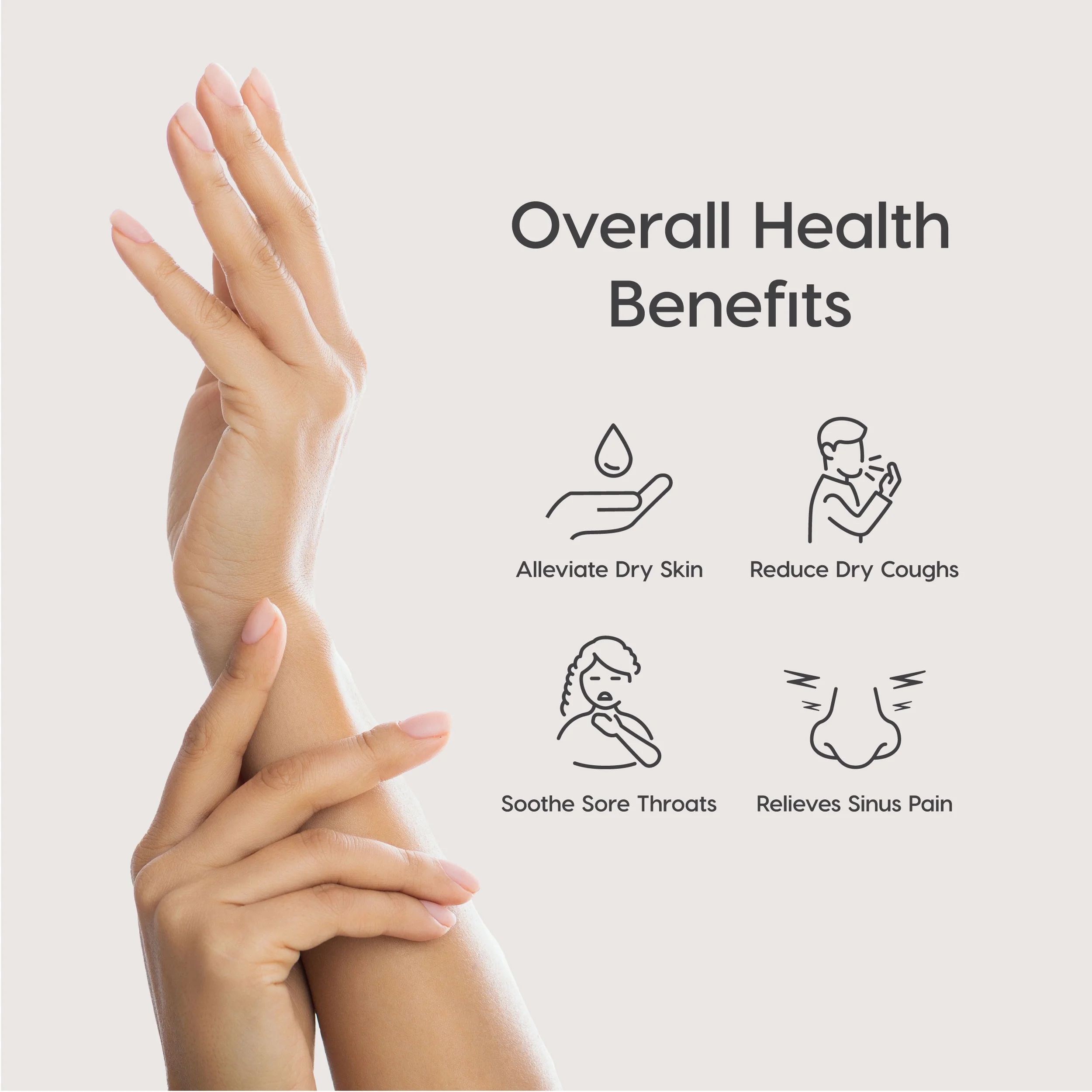 IRIS USA WOOZOO Ultrasonic Cool Mist Humidifier 3L Water Tank, Runs up to 38 hours