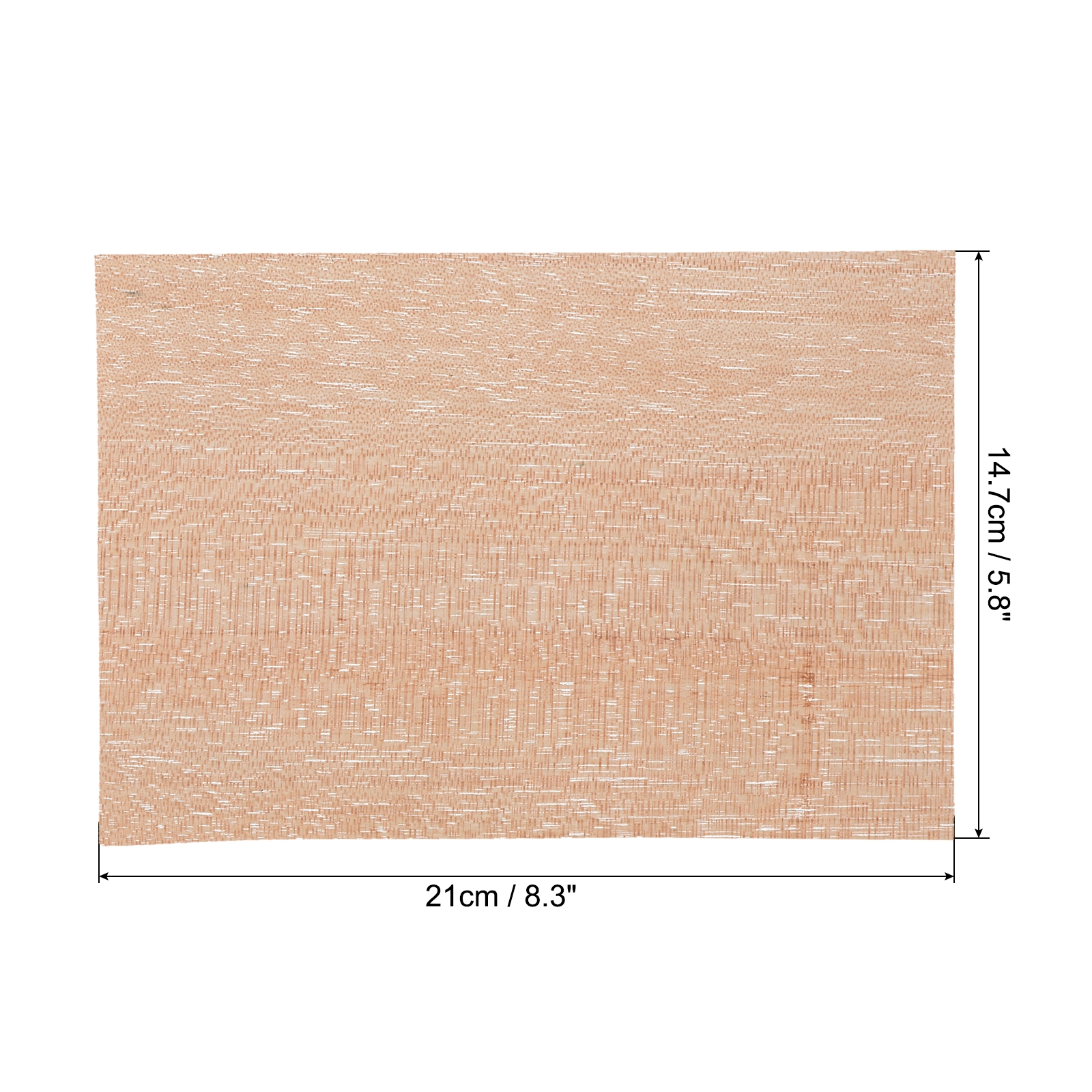 Dollhouse Floorboards 8.3 Inch x 5.8 Inch Red Walnut Veneer Dollhouse Flooring for Dollhouse Floor 5 Pcs