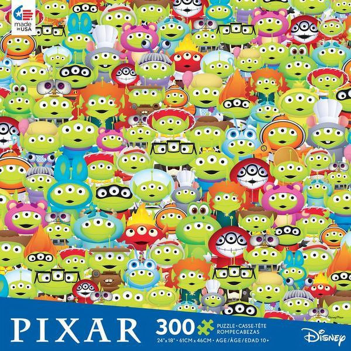 Ceaco 300-Piece Disney Toy Story Aliens Interlocking Jigsaw Puzzle