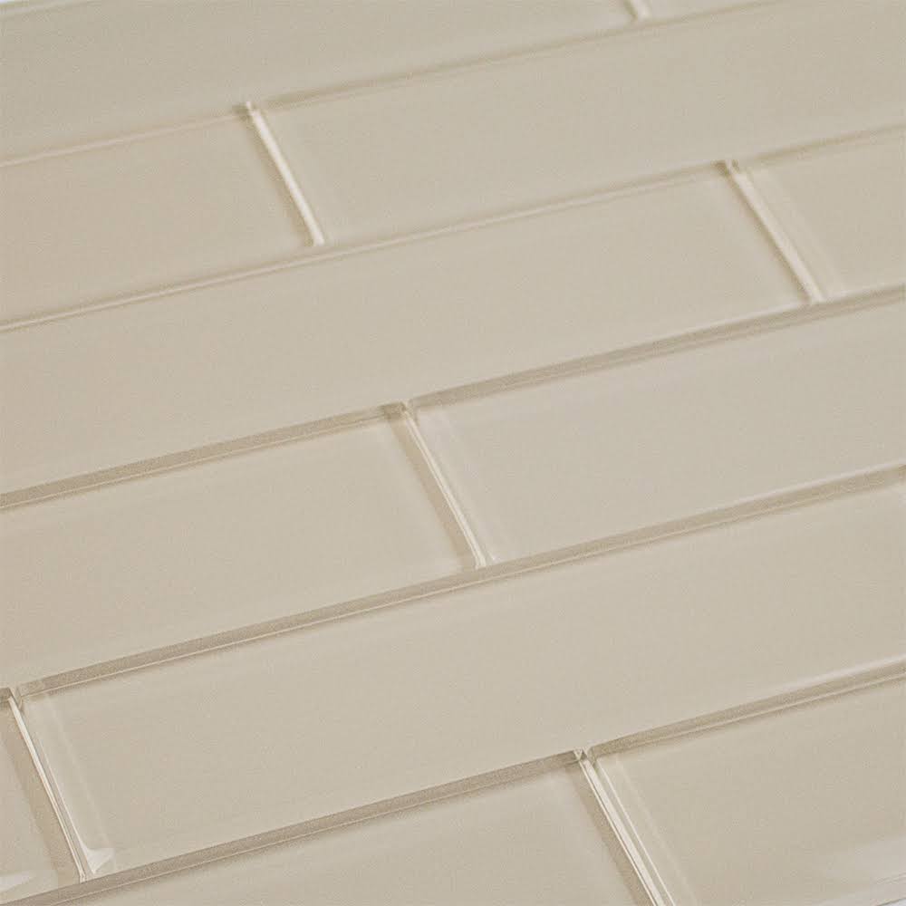 Tilebar Loft Sand Beach 2x8 Polished Glass Tile