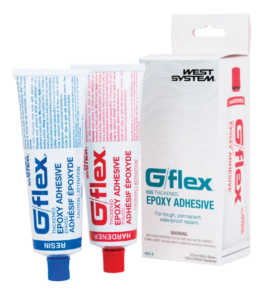 West System  655-8; G/Flex Epoxy Bottles 2-Pk