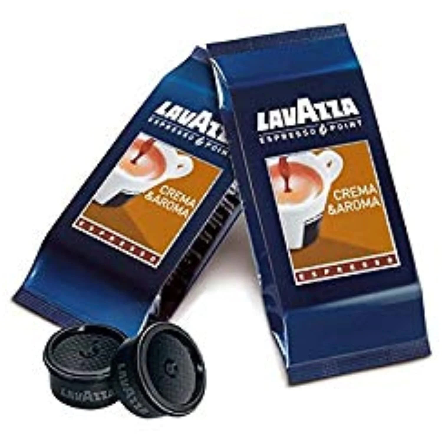 Lavazza Espresso Pt. Crema E Aroma, Espresso Capsules, Count Of 100, Brown ,Value Pack, Blended And Roasted In Italy, Intense Medium Roast With A Strong Body And Long Lasting Flavor