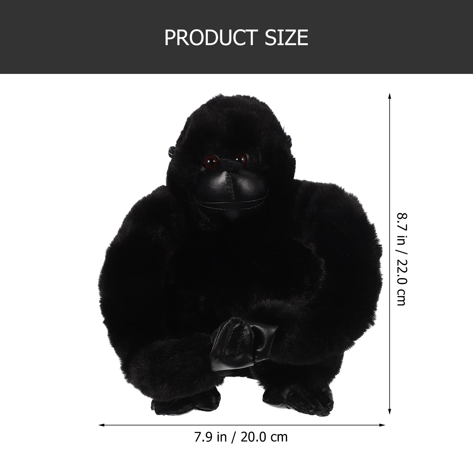 BESTONZON Gorilla Stuffed Doll Large Plush Gorilla Toy Adorable Stuffed Gorilla Doll Children Plush Gorilla Doll