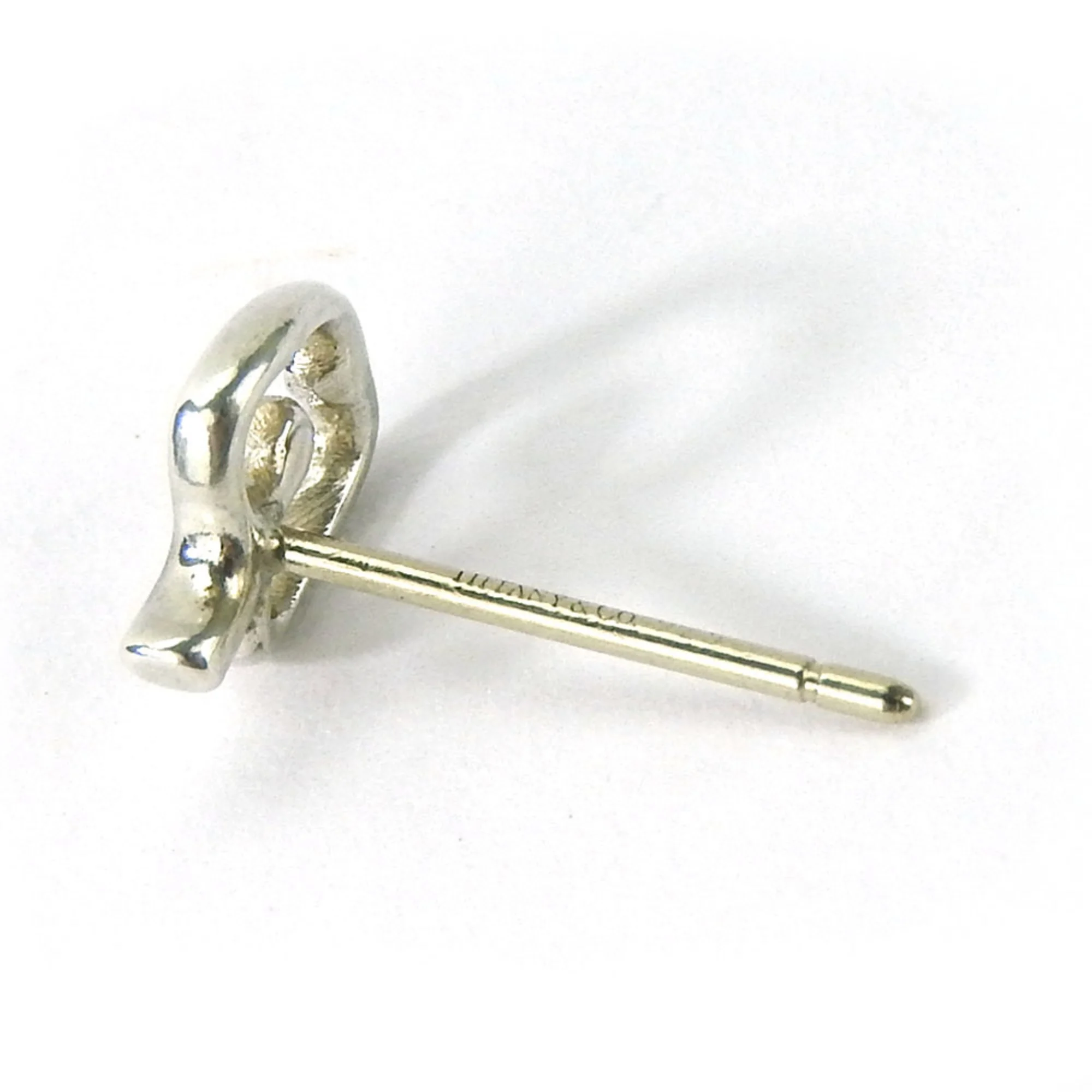 Pre-Owned Tiffany Earrings Apple Silver 925 Approx. 1.8g Elsa Peretti Accessories Women's TIFFANY&Co. (Good)