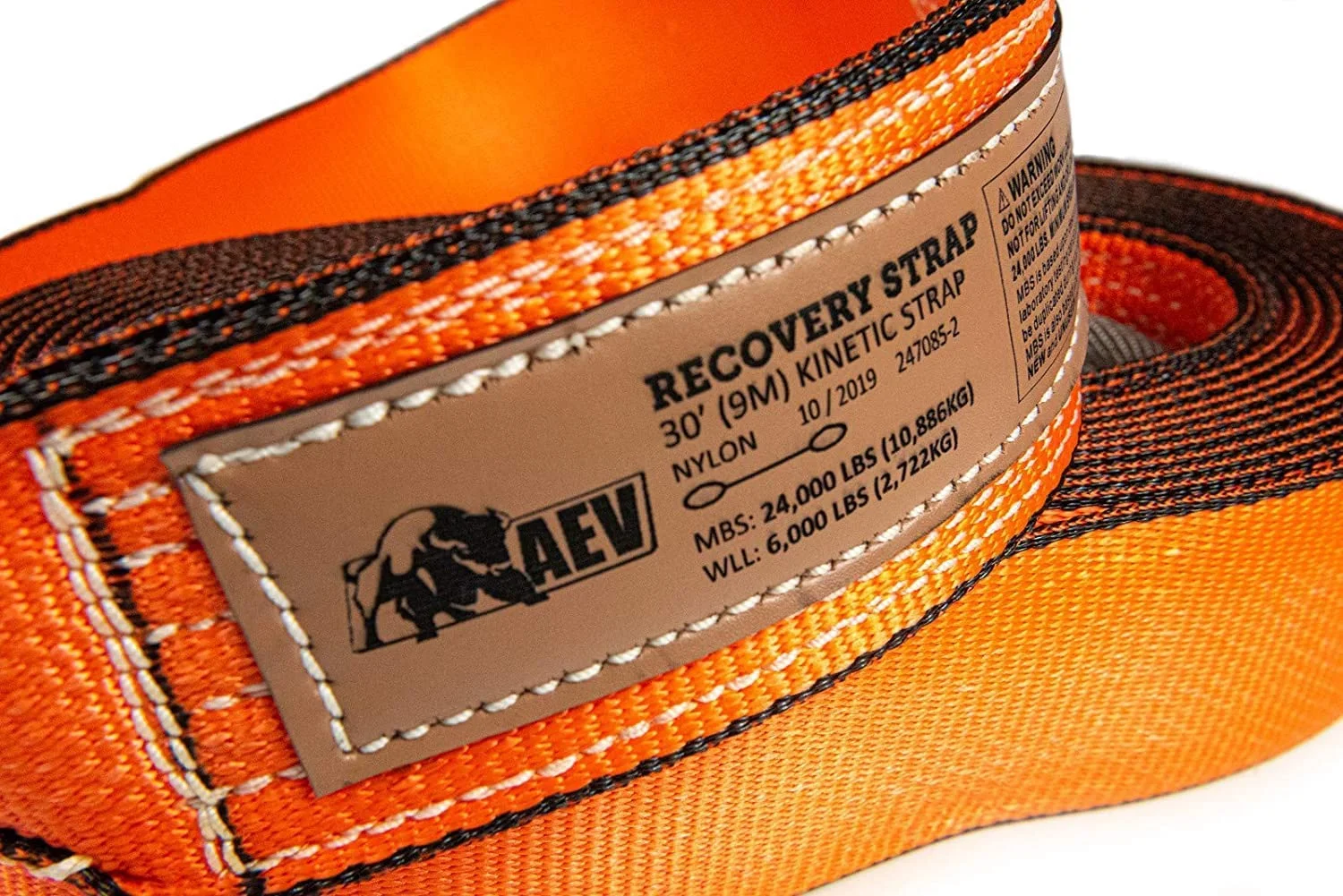 American Expediton Vehicles Mid-Size Kinetic Recovery Strap 3