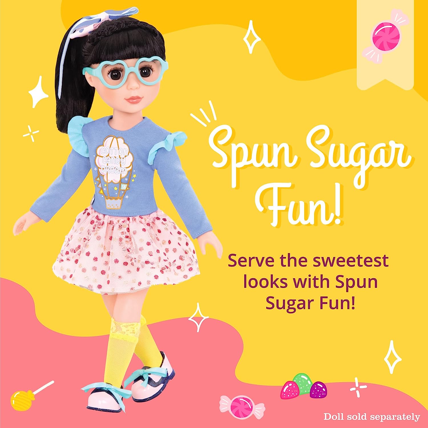 Glitter Girls - Spun Sugar Fun! Outfit -14-inch Doll Clothes– Toys, Clothes & Accessories for Girls 3-Year-Old & Up