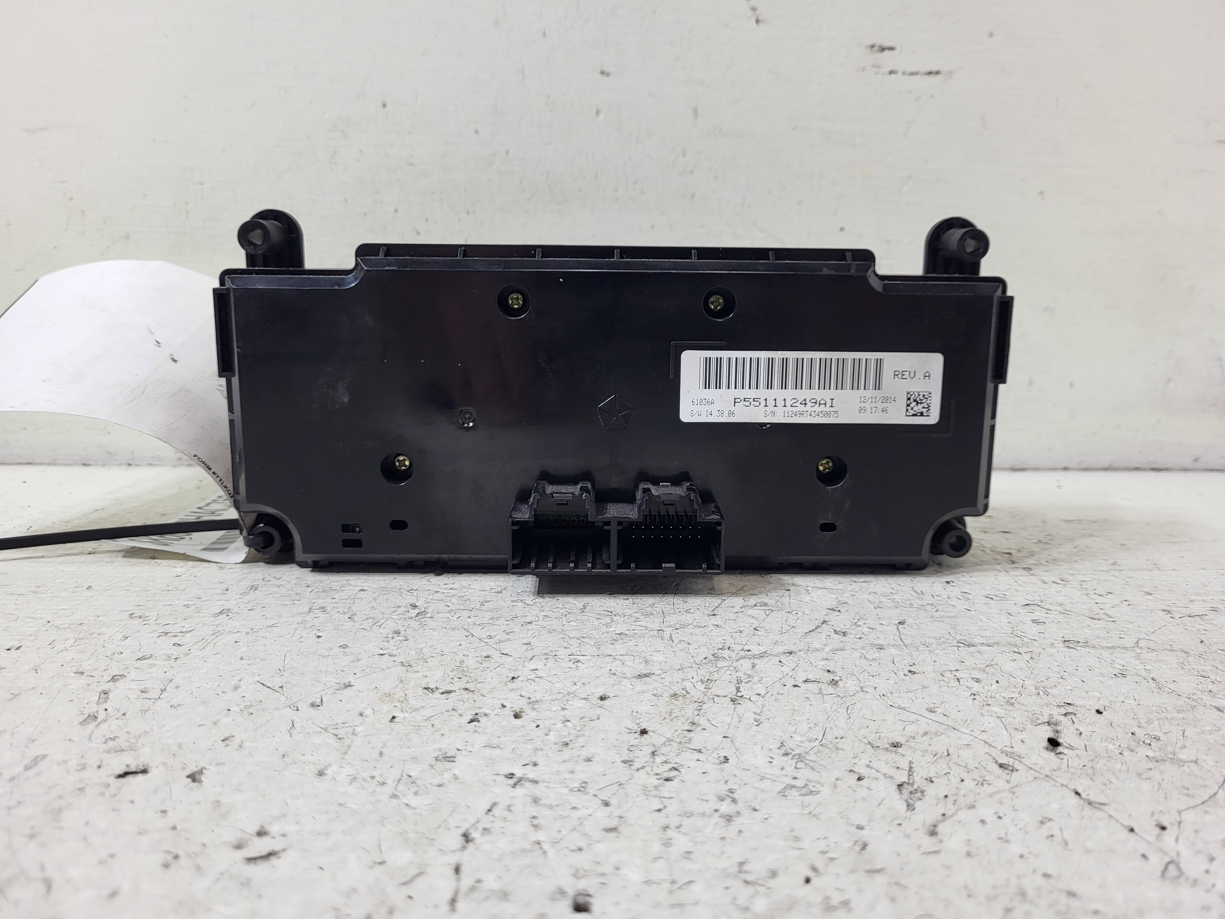 Pre-Owned 2011-2016 Dodge Caravan AC Heat Temperature Control Unit Manual OEM LKQ (Good)