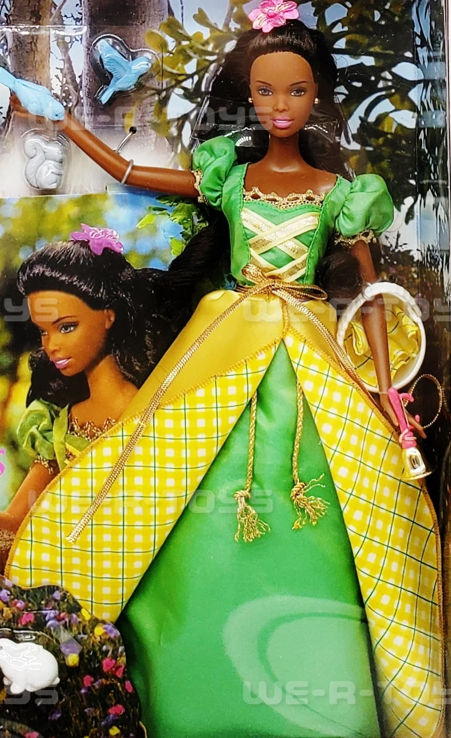 Barbie The Tale of the Forest Princess African American Doll Mattel 2000 #29459