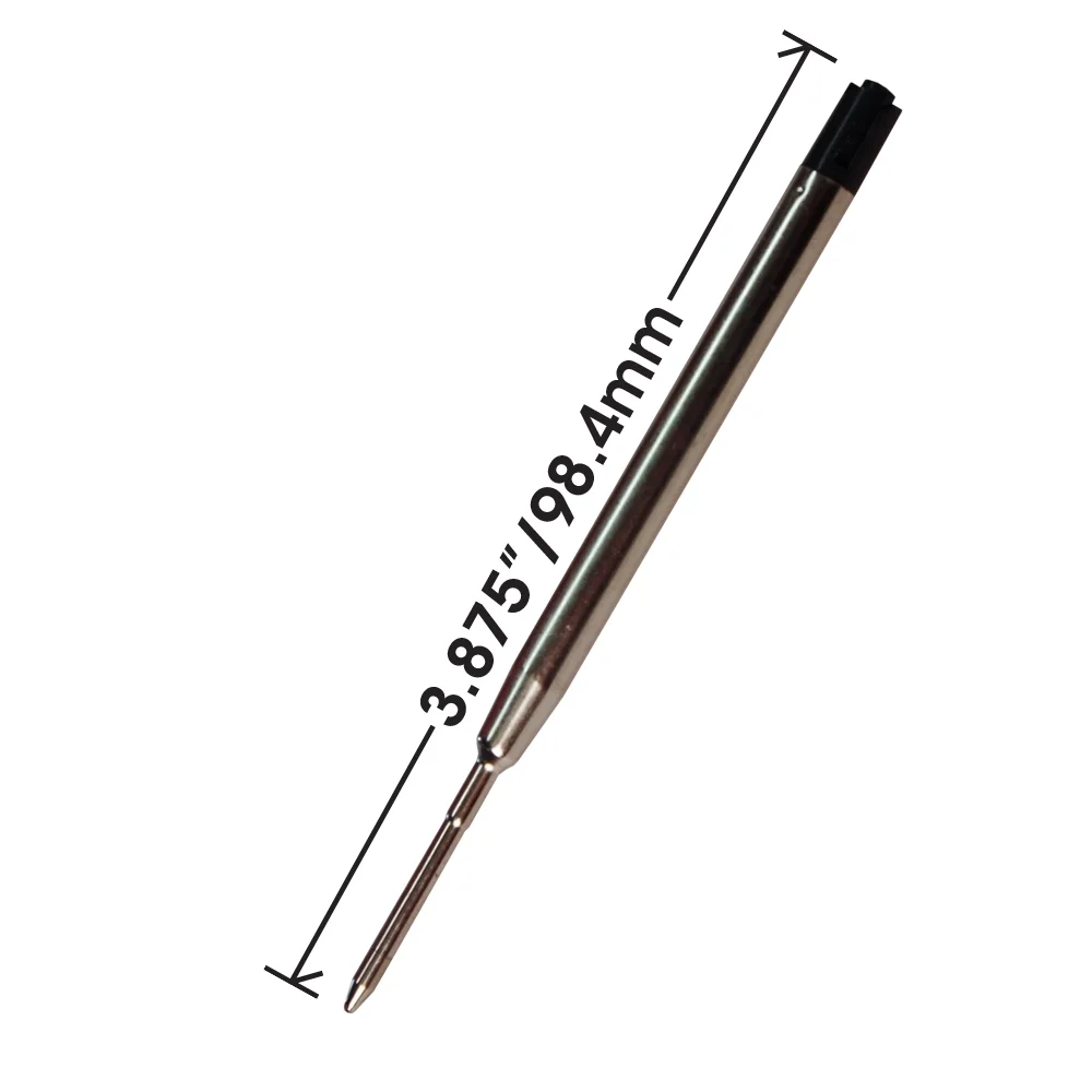 Jaymo Replacement for Parker 30525PP - Measures 3.875 in / 98 mm Long - G2 Gel Ballpoint Pen Refill - 24 Black