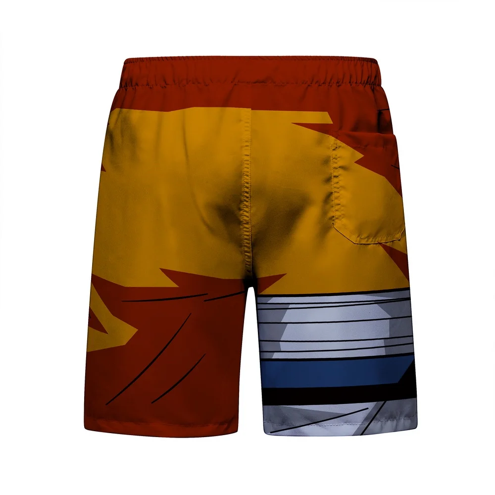 CosFitness Swimming Trunks, NAR Ninja Cosplay Costume Drawstring Hybrid Bench Short Pant for Men, Lite Series, M