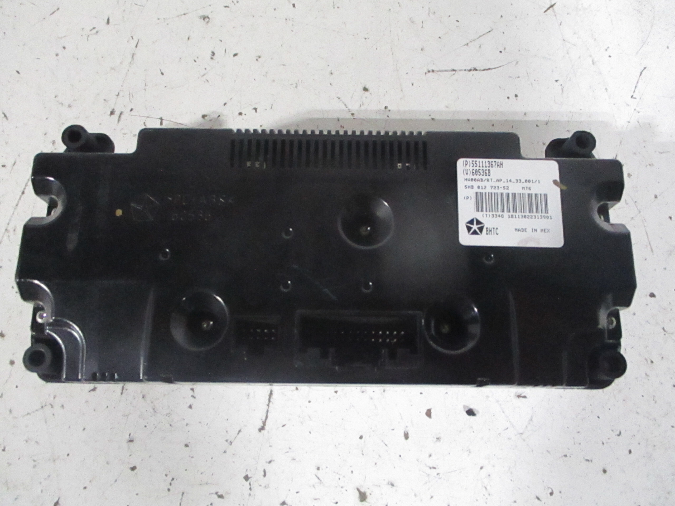 Pre-Owned 11-20 Dodge Caravan Front Dash Mounted AC Heater Temperature Control OEM LKQ (Good)