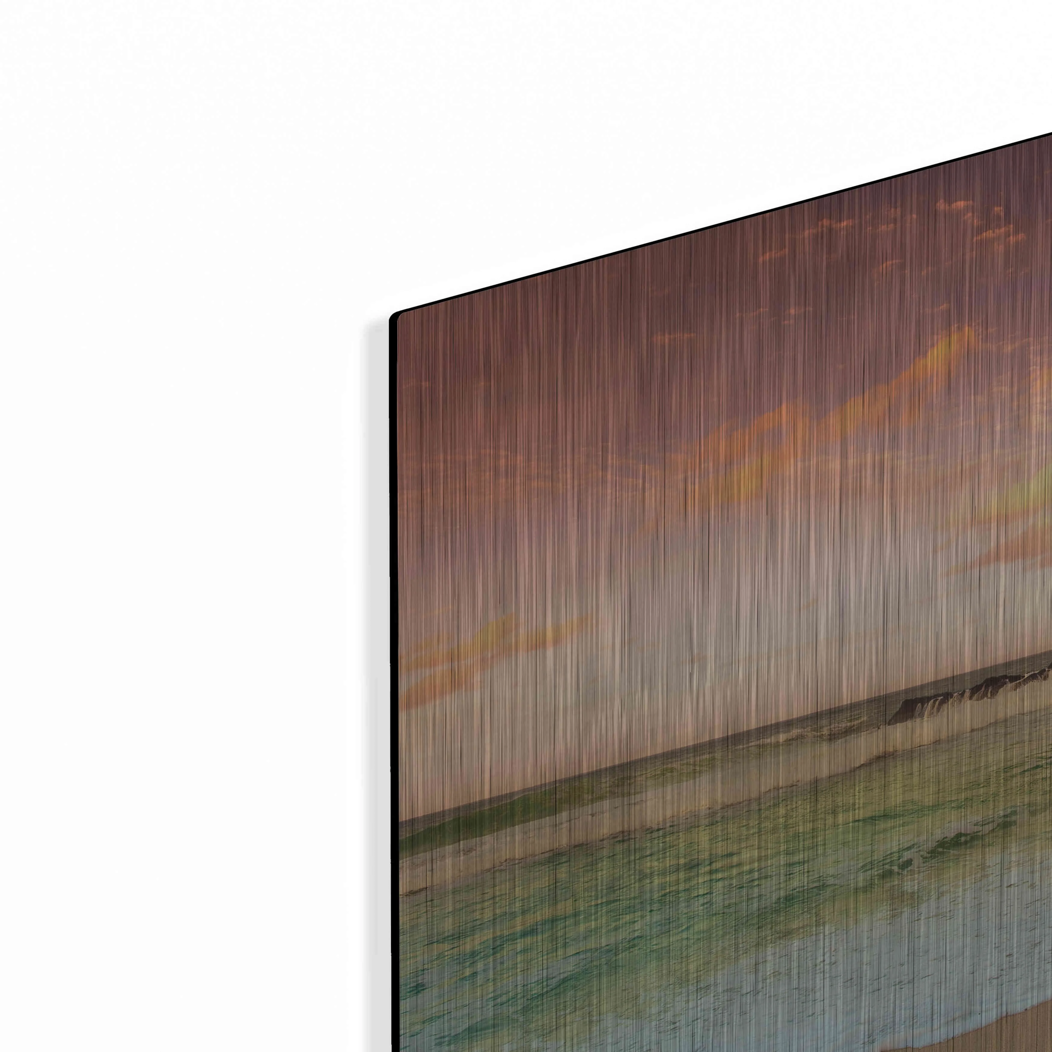 Luxe Metal Art 'North Shore Dawn Oahu' by Alan Klug, Metal Wall Art, 24