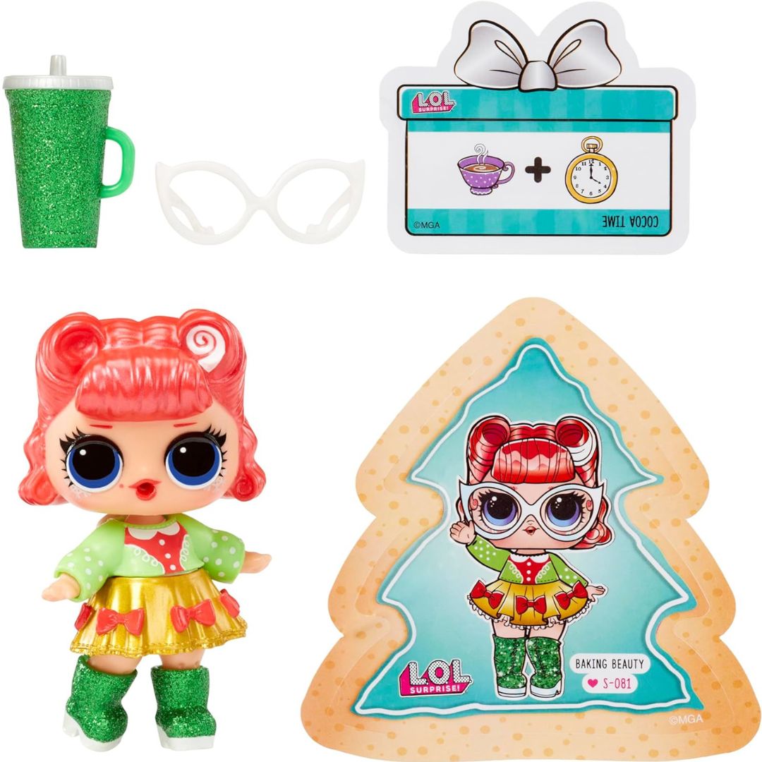 L.O.L. Surprise! Holiday Surprise! Baking Beauty - Limited Edition, 1 Figure Pack, Styles May Vary