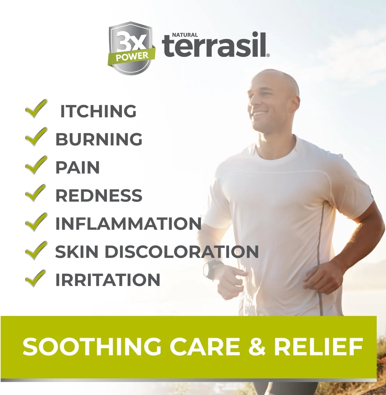 Terrasil® Tinea Treatment MAX Strength with All-Natural Activated Minerals® 6X Faster Relief of Tinea Symptoms (14gm Tube)
