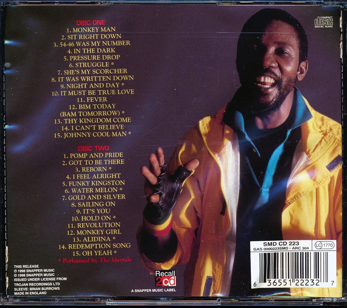 Toots & The Maytals - Jamaican Monkey Man (30 tracks) (2xCD) - CD