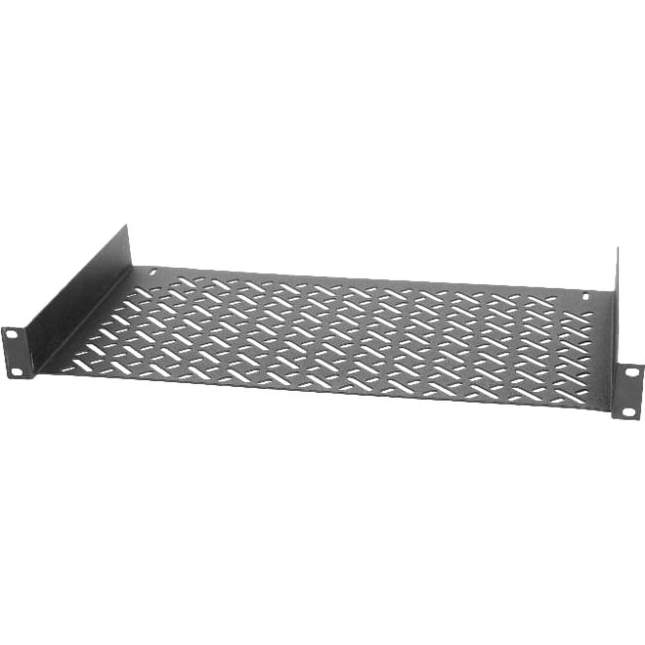 Middle Atlantic Products UTR1 Mounting Rackshelf - Black Powder Coat - 10 D in.