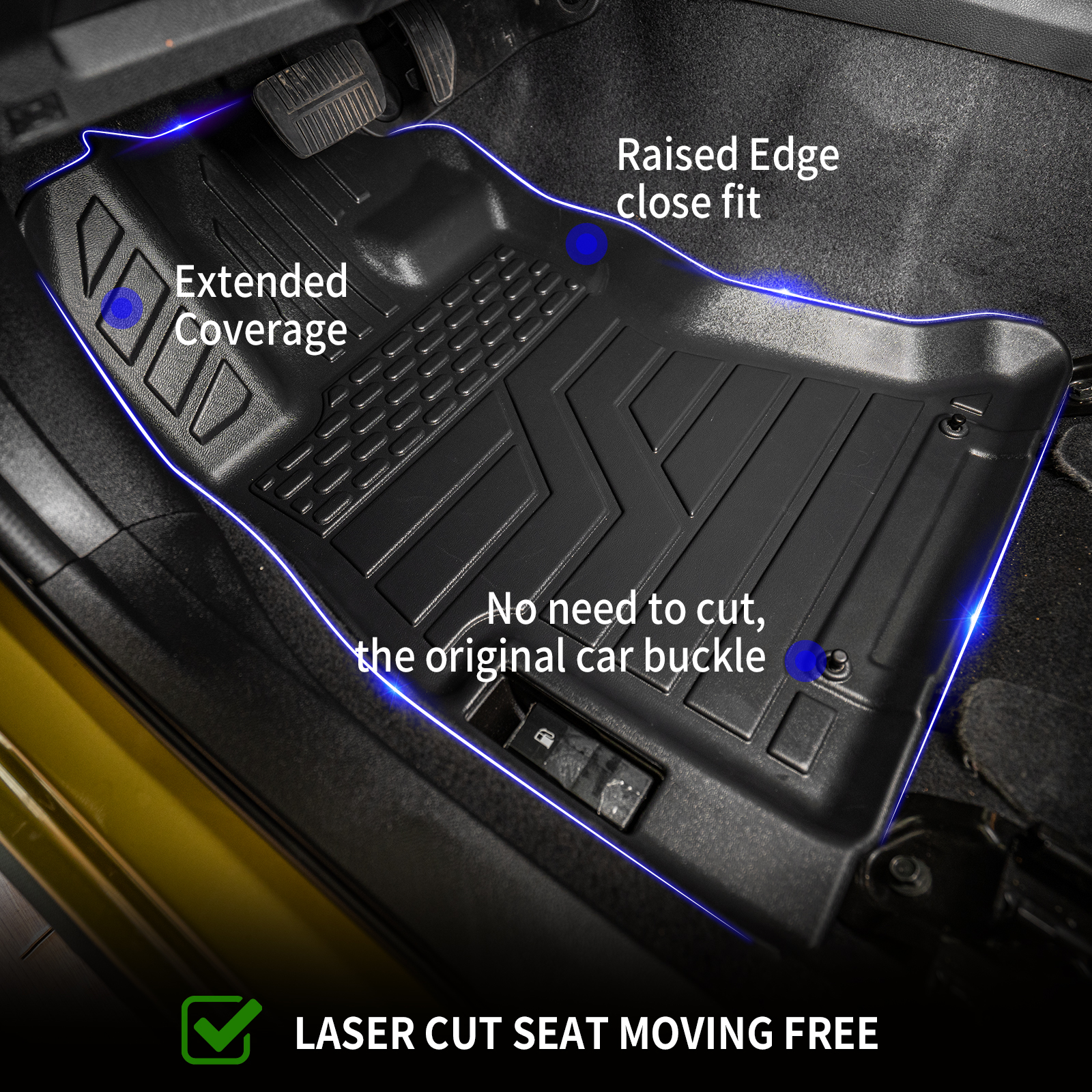 Fit 2018-2023 Subaru Crosstrek XV Car Trunk Mat Cargo Mat Cargo Liner Impreza Hatchback Accessories