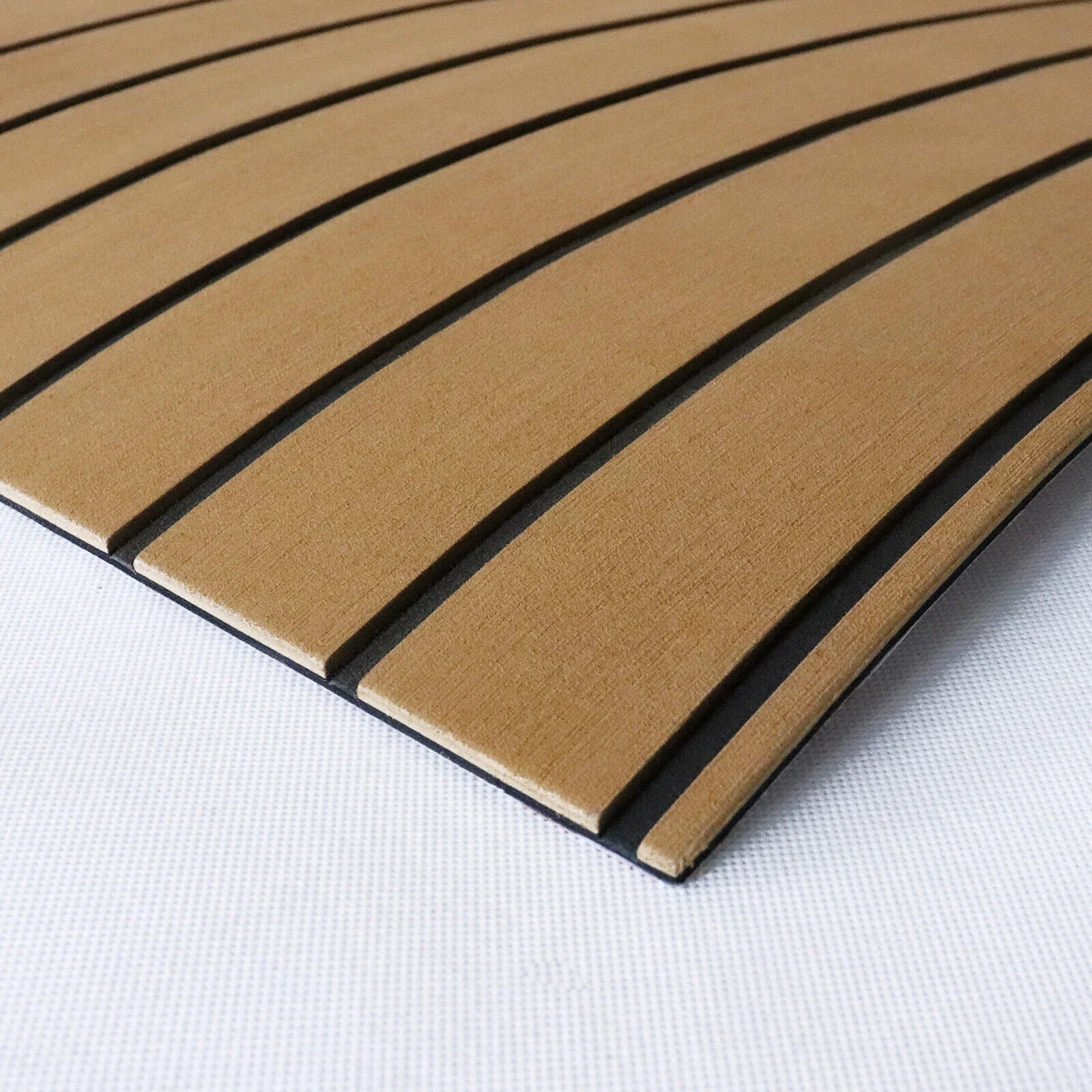 Boat Decking EVA Teak Decking Sheet, Faux Teak Decking Mat for Boat Yacht Marine Brown