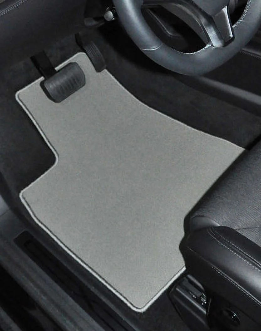 GGBAILEY Tesla Model X Grey Classic Carpet Car Mats / Floor Mats, Custom Fit for 2016, 2017, 2018, 2019, 2020 - Medium Front Trunk / Cargo Mat