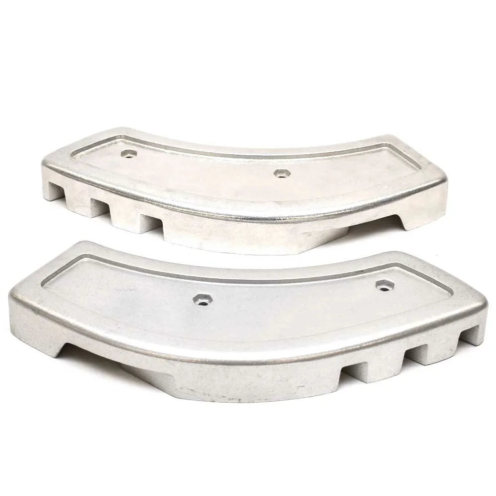 Harris Kayot Pontoon Boat Corner Light Housings | Pods Aluminum (Set of 2)