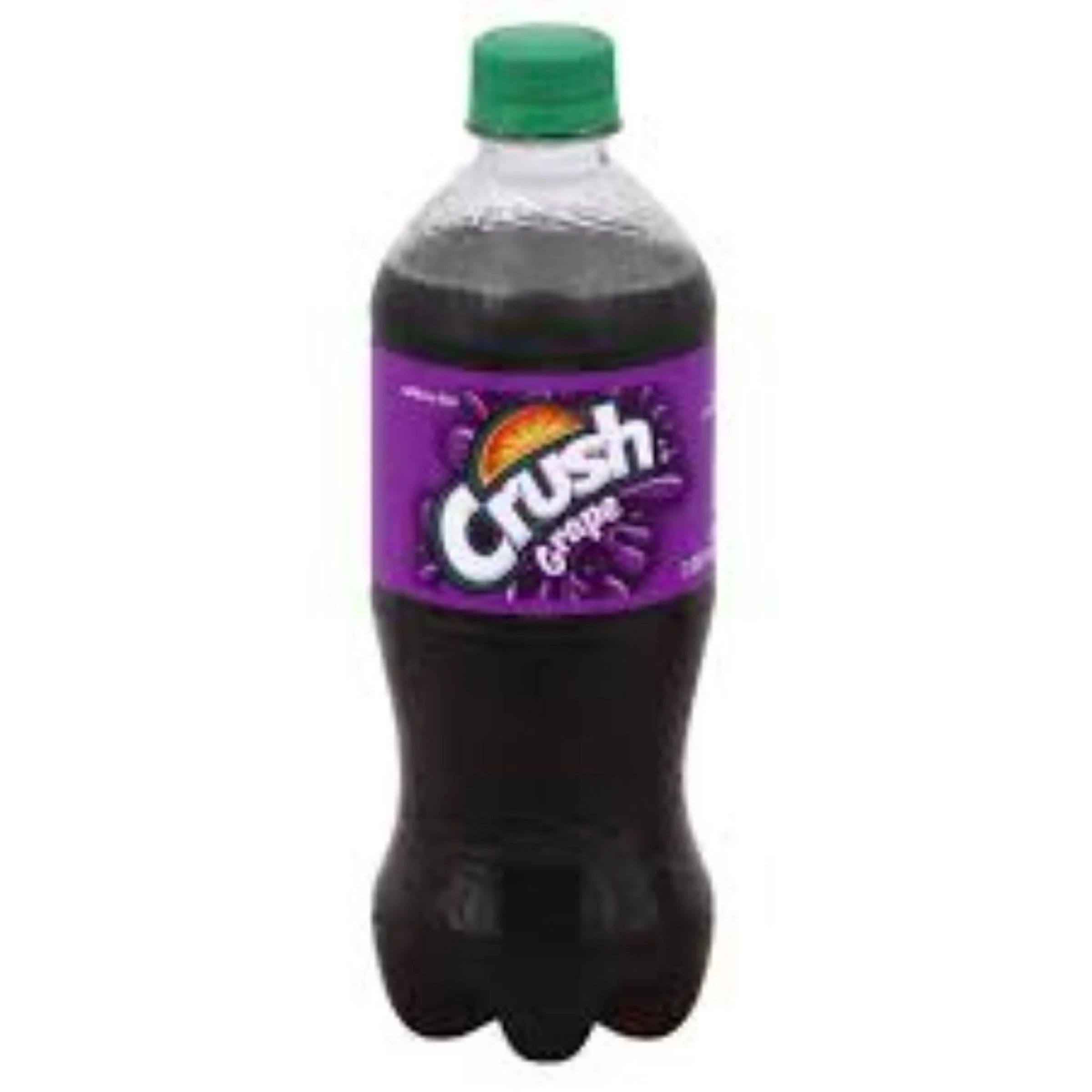 Crush Grape Soda 20oz Bottles, Quantity of 10