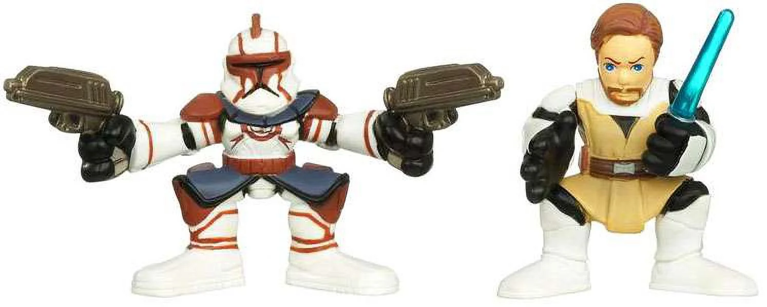 Star Wars: Galactic Heroes Obi-Wan Kenobi And Commander Fil Action Figure 2-Pack
