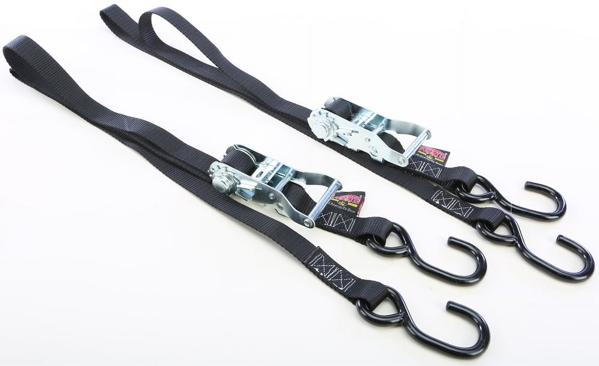 Powertye  32272; Ratchet Tie-Downs 1-inch X 6' 2-Pack