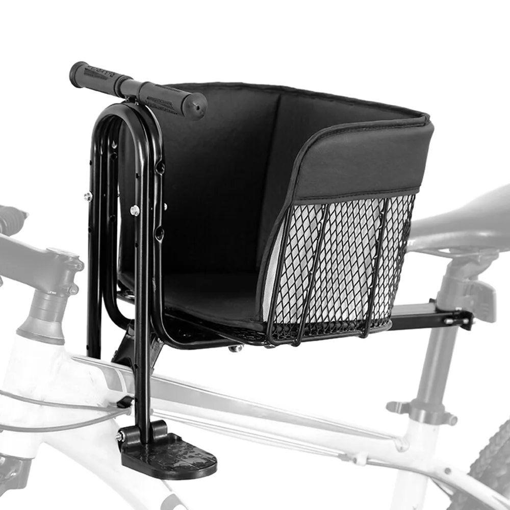 Lixada Front Seat Child Safety Child Saddle with Pedals and Support for MTB Road Bike