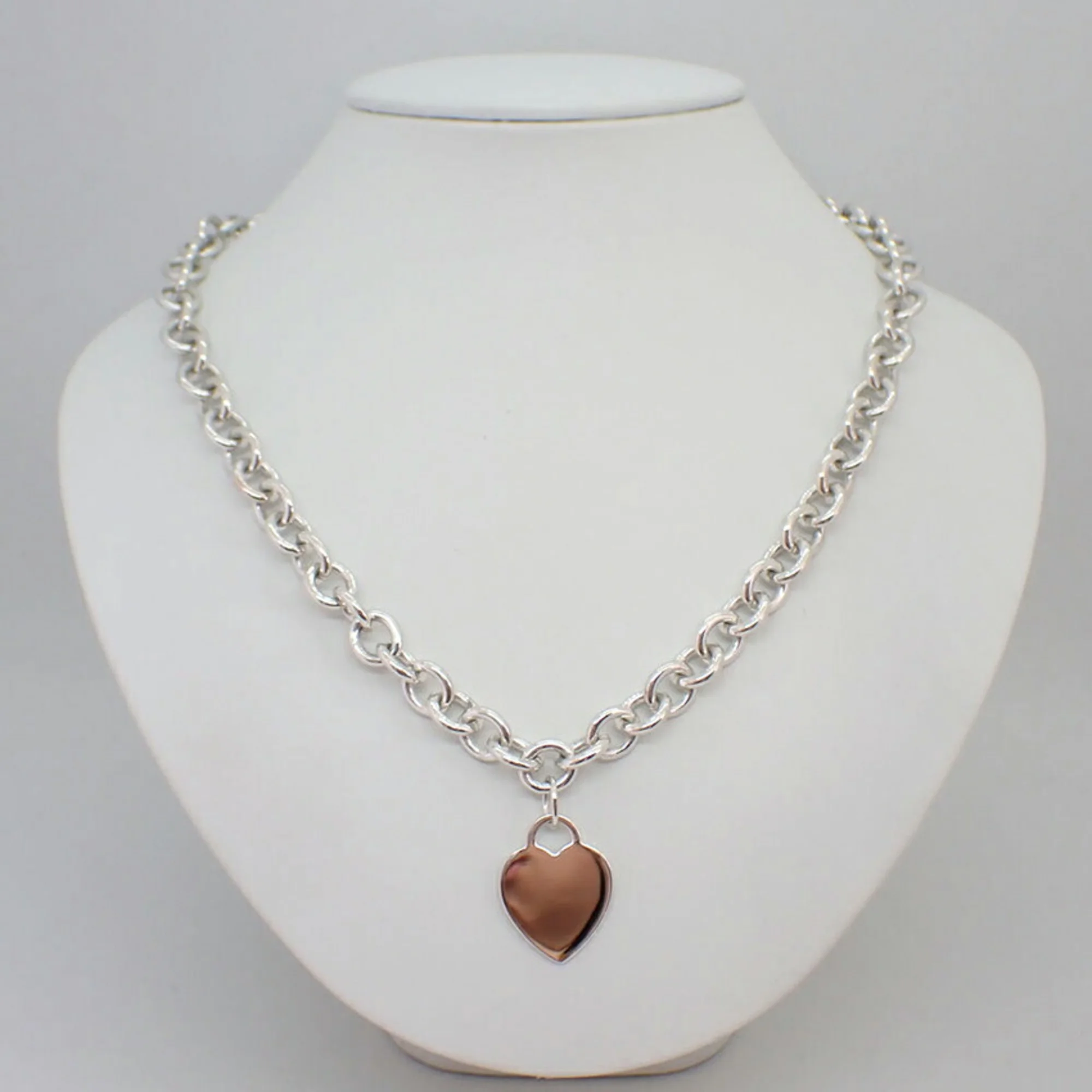 Pre-Owned TIFFANY Tiffany 925 heart tag pendant (Good)