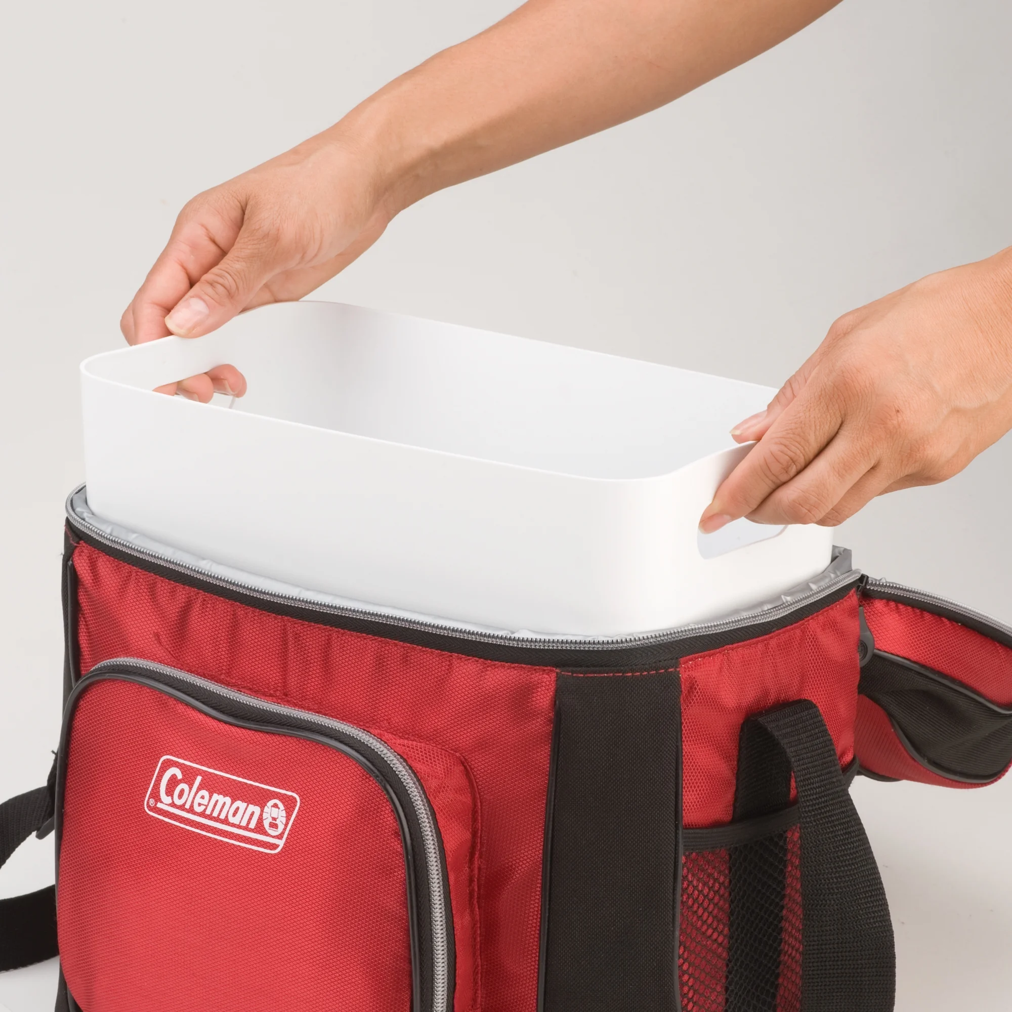 Coleman 30 Can Soft Sided Cooler Red