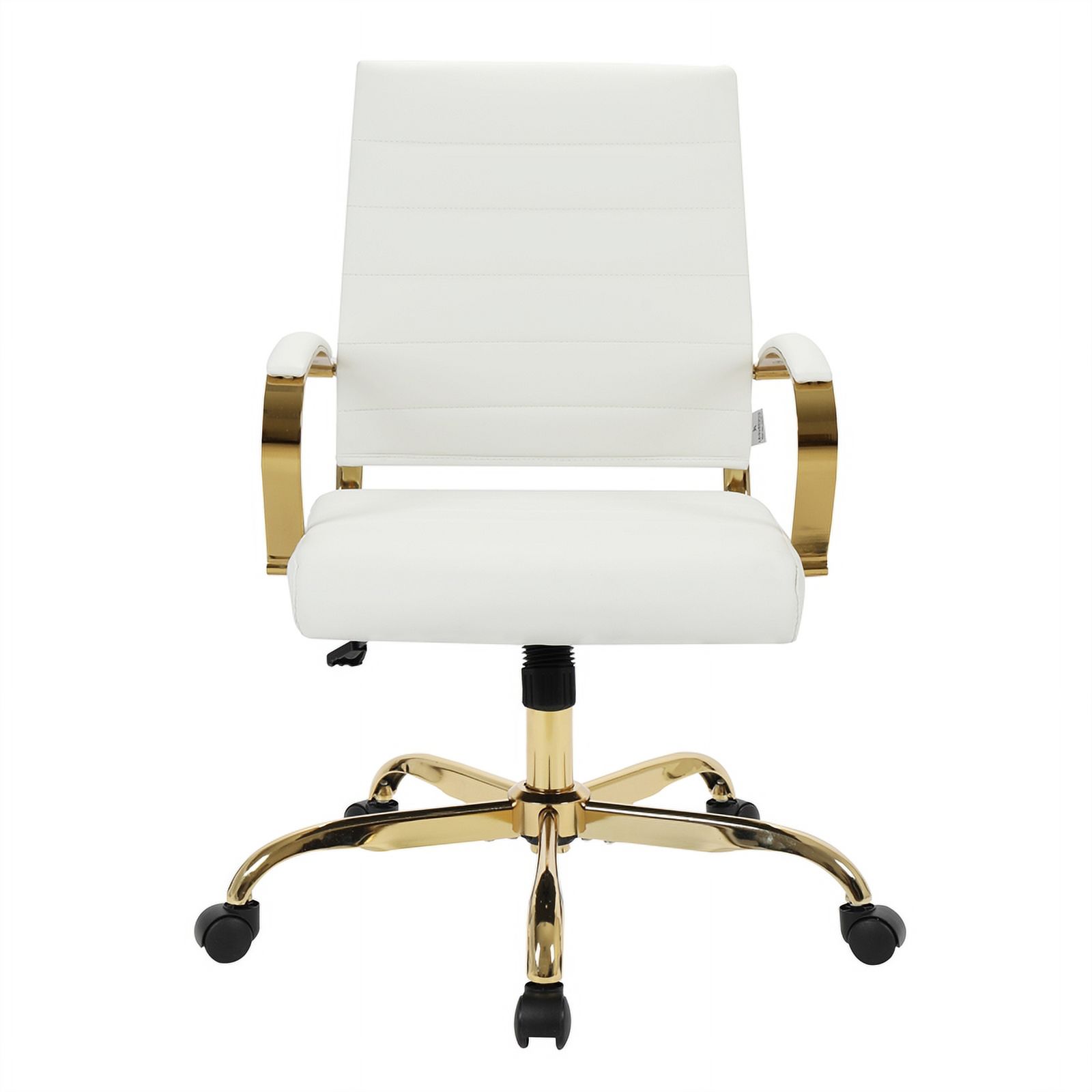 UrbanPro Modern Adjustable Leather Office Chair in White